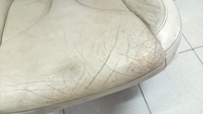 Driver's seat Lincoln MKC 15- with airbag, electric, heated, perforated, beige leather, for cleaning, cracks in leather