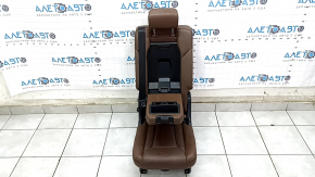 Rear row of seats 2nd row center Audi Q7 16 - brown leather, dry cleanable