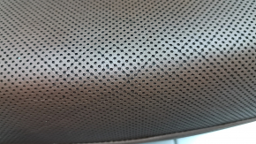 Passenger seat Audi Q7 16- with airbag, brown leather, heating, ventilation, electric, cracks, needs cleaning