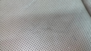 Passenger seat Audi Q7 16- with airbag, brown leather, heating, ventilation, electric, cracks, needs cleaning