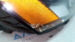 Headlight front right VW Passat b7 12-15 USA bare, halogen, sand, scratches, debris inside, no plug