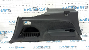 Left arch trim Audi Q7 16-19 black, broken mount, scratches, needs cleaning
