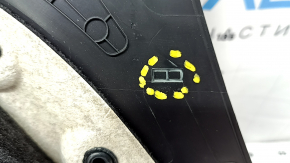 Right arch trim Audi Q7 16-19 black, broken fastening, scratches