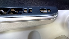 Door trim card front left Toyota Camry v50 12-14 usa gray with black insert plastic, armrest black rubber, scratches, dents, abrasions