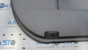 Door trim card front left Toyota Camry v50 12-14 usa gray with black insert plastic, armrest black rubber, scratches, dents, abrasions