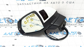 Side mirror left Audi Q7 16-19 15+4 pins, heated, auto folding, turn signal, auto dimming, camera, BSM, white