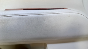 Door trim card front left Lexus RX350 RX450h 10-15 beige with beige insert leather, armrest beige leather, for seat memory, for cleaning, pokes, scratches, broken fasteners