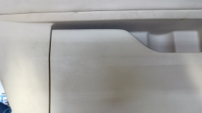 Door trim card front left Lexus RX350 RX450h 10-15 beige with beige insert leather, armrest beige leather, for seat memory, for cleaning, pokes, scratches, broken fasteners