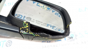 Side mirror right Dodge Journey 11- 5 pins, heated, blue PPS, broken housing, no fragment