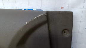 Door trim card front left RX300 RX330 RX350 RX400H 04-09 beige, with beige insert, armrest beige leather, molding under wood gloss, scratches, burrs, dents, pokes