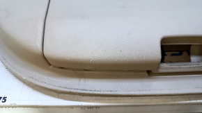 Door trim card front left RX300 RX330 RX350 RX400H 04-09 beige, with beige insert, armrest beige leather, molding under wood gloss, scratches, burrs, dents, pokes