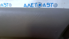 Door trim card front left RX300 RX330 RX350 RX400H 04-09 beige, with beige insert, armrest beige leather, molding under wood gloss, scratches, burrs, dents, pokes