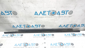 Molding door-glass central rear right Audi A4 B8 08-16 sedan chrome, scratches