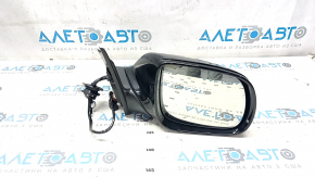 Side mirror right Audi Q5 8R 09-17 15 pins, auto folding, auto dimming, turn signal, heated, black LY9B