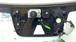 Volvo XC90 16-22 windshield for camera, with camera heating, sand