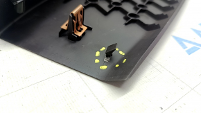 Upper tailgate trim Lincoln MKC 15 - dark brown, broken fasteners, scratches