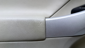 Door trim card front left Toyota Prius 30 10-15 beige, with beige insert cloth, armrest beige leather, scratches, bump, for cleaning