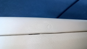 Door trim card front left Toyota Camry v50 12-14 usa beige, with black insert, armrest beige leather, plastic turned white, scratches, dent, broken mount