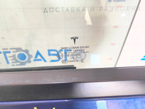 Door assembly front left Tesla Model Y 21- blue PPSB