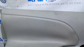 Door trim card front left Toyota Sienna 11-12 gray, with gray insert, armrest gray leather, scuffs, scratches