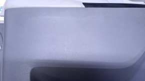 Door trim card front left Toyota Sienna 11-12 gray, with gray insert, armrest gray leather, scuffs, scratches