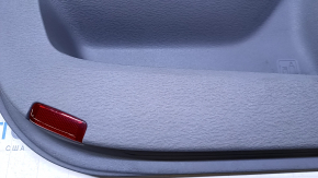 Door trim card front left Toyota Sienna 11-12 gray, with gray insert, armrest gray leather, scuffs, scratches