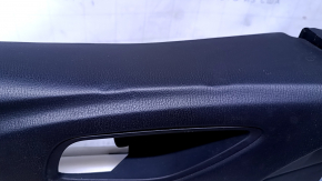Door trim card front left Mazda 6 13-15 Sport black with black insert leather, armrest black leather, dents, scratches, abrasions, for dry cleaning