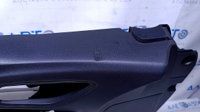 Door trim card front left Mazda 6 13-15 Sport black with black insert leather, armrest black leather, dents, bumps, scratches