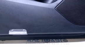 Door trim card front left Mazda 6 13-15 Sport black with black insert leather, armrest black leather, dents, bumps, scratches