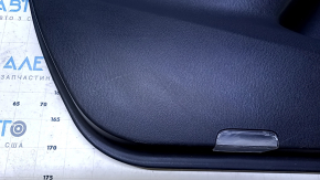 Door trim card front left Mazda 6 13-15 Sport black with black insert leather, armrest black leather, dents, bumps, scratches