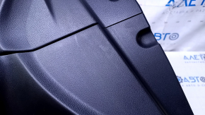 Door trim card front left Mazda 6 13-15 Sport black with black insert leather, armrest black leather, dents, bumps, scratches