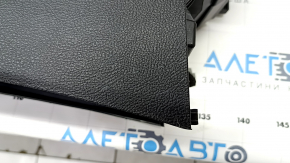 Central console armrest Ford Fusion mk5 17-20 black, armrest leather black, under air duct, without air duct, scratches