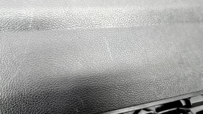 Central console armrest Ford Fusion mk5 17-20 black, armrest leather black, under air duct, without air duct, scratches