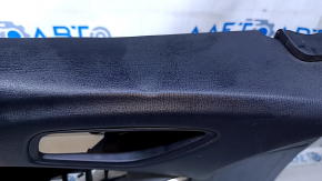 Door trim card front left Mazda 6 13-15 Sport black with black insert leather, armrest black leather, dents, scratches, abrasions