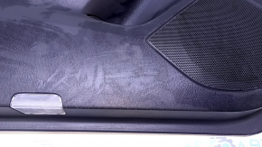 Door trim card front left Mazda 6 13-15 Sport black with black insert leather, armrest black leather, dents, scratches, abrasions