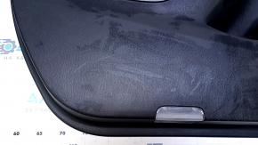 Door trim card front left Mazda 6 13-15 Sport black with black insert leather, armrest black leather, dents, scratches, abrasions