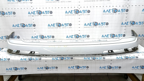 Rear bumper bare upper part Audi Q7 16- white, scratch