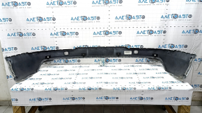 Bare rear bumper lower part Audi Q7 16-19 for 4 parking sensors, white, scratch