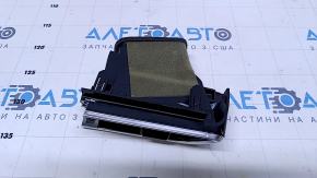 Left dashboard air duct deflector Toyota Camry v70 18- black with chrome, chrome swelled