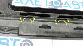 Rear bumper lip Audi Q7 16-19 for towbar, silver, scratches, cracks in fasteners