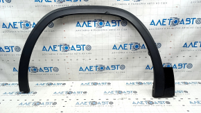 Front left wing arch trim VW Atlas 18-20 pre-restoration, structure, worn, cracks, broken fasteners