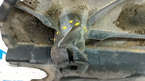 Left underbody protection VW Atlas 18 - dented, tears, dented fasteners