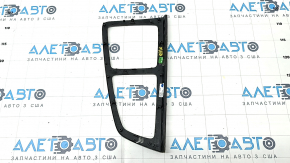 Audi Q7 16 center console trim - dark wood, type 2