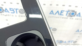 Center console trim Audi Q7 16 - black gloss, for polishing