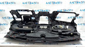 Torpedo front panel with AIRBAG Lincoln MKC 15 - dark brown
