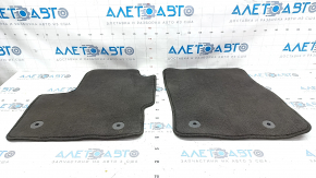 Set of floor mats for Lincoln MKC 15-cloth brown