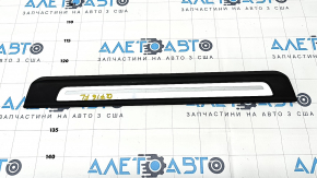 Door sill trim front left outer Audi Q7 16- black with chrome, scratches, worn