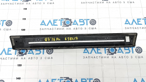 Door sill trim front left outer Audi Q7 16- black with chrome, scratches, worn