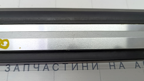 Door sill trim front left outer Audi Q7 16- black with chrome, scratches, worn