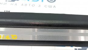 Door sill trim front left outer Audi Q7 16- black with chrome, scratches, worn